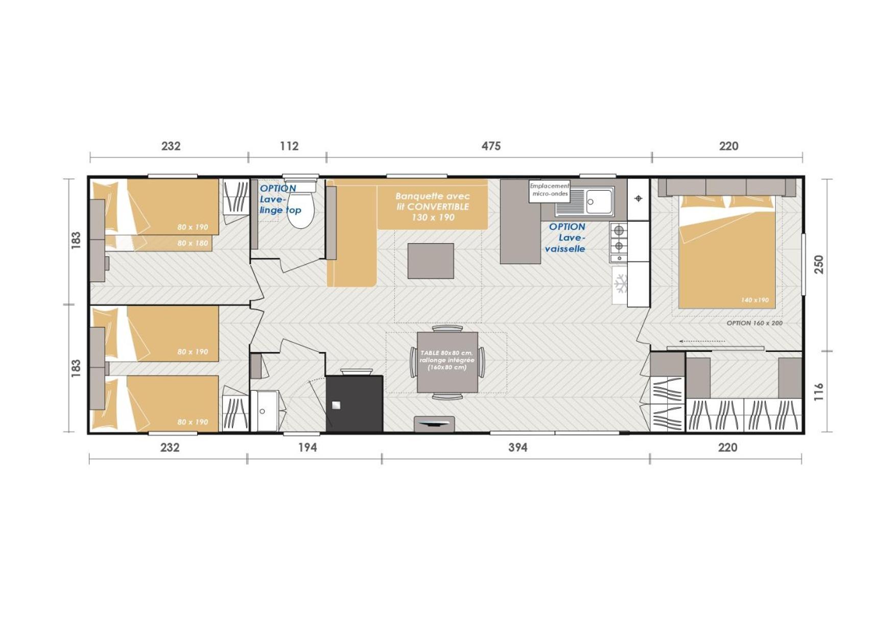 Superbe Mobil Home 6-8 Personnes Сен-Жан-де-Мон Экстерьер фото